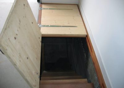 Escalier Chêne main courante et garde corps Le Bois Dans La Maison.